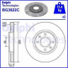 Диск тормозной, передний Citroen c3, c4, c4 picasso, c5, ds3, ds4, Berlingo, Peugeot 207, 2008, 307, 308, 3008, 408, 5008, Partner (d283 mm) (арт. BG3622)